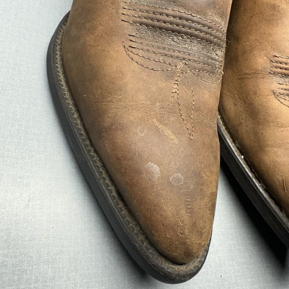 Twisted X Cowboy Boots Pointed toe Men’s 9D Western Rodeo Brown leather MWT 0013 - Picture 5 of 16